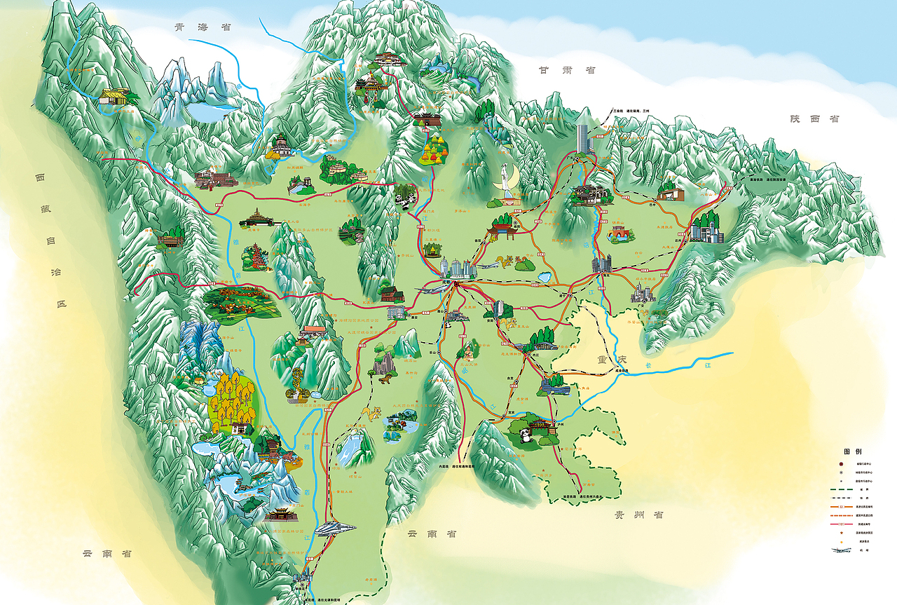 天府之国四川，魅力四射的风情画卷